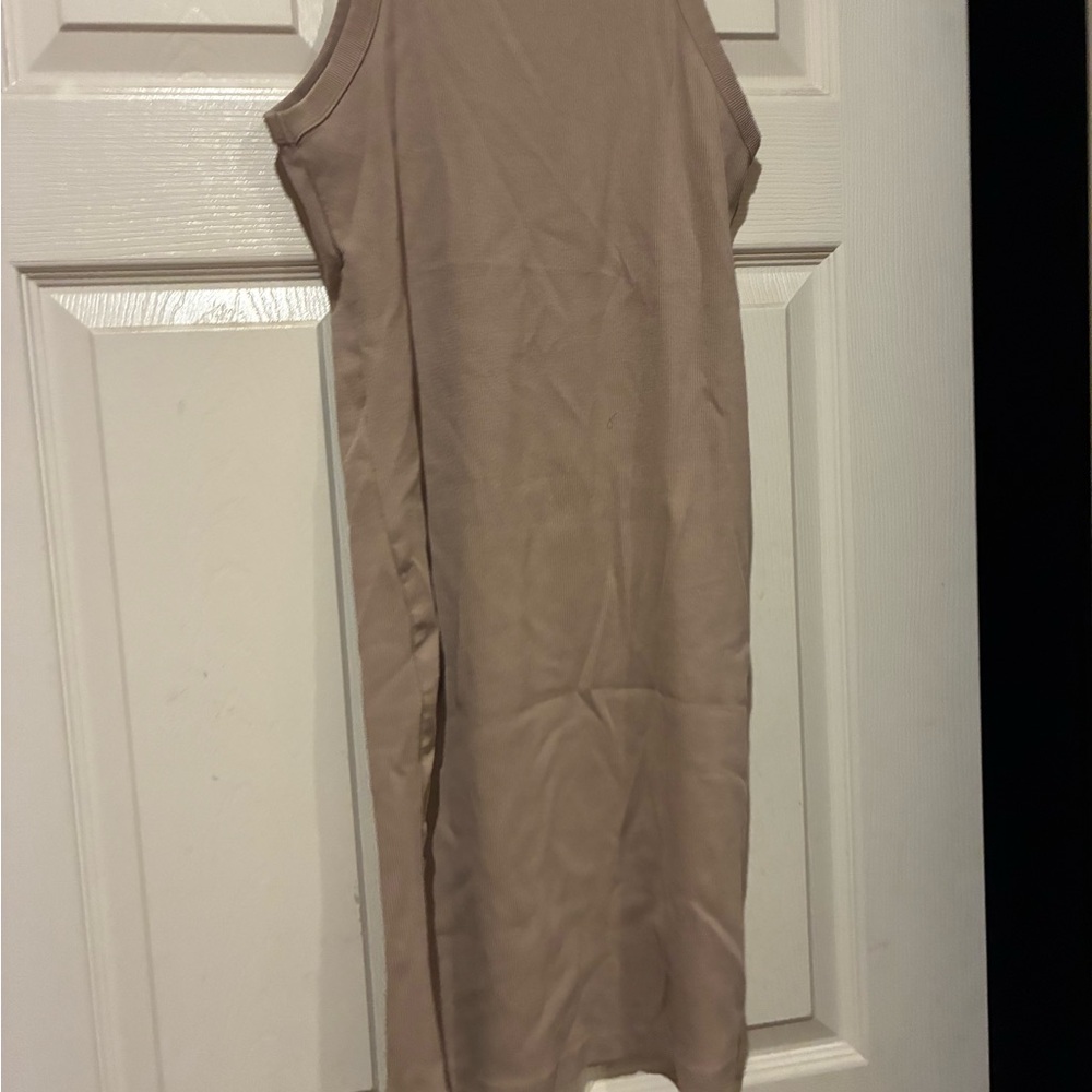 H&M Bodycon Tan Dress